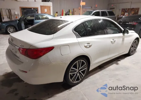 2014 Infiniti Q50 Premium из США, поврежденный, VIN JN1BV7AP4EM670412